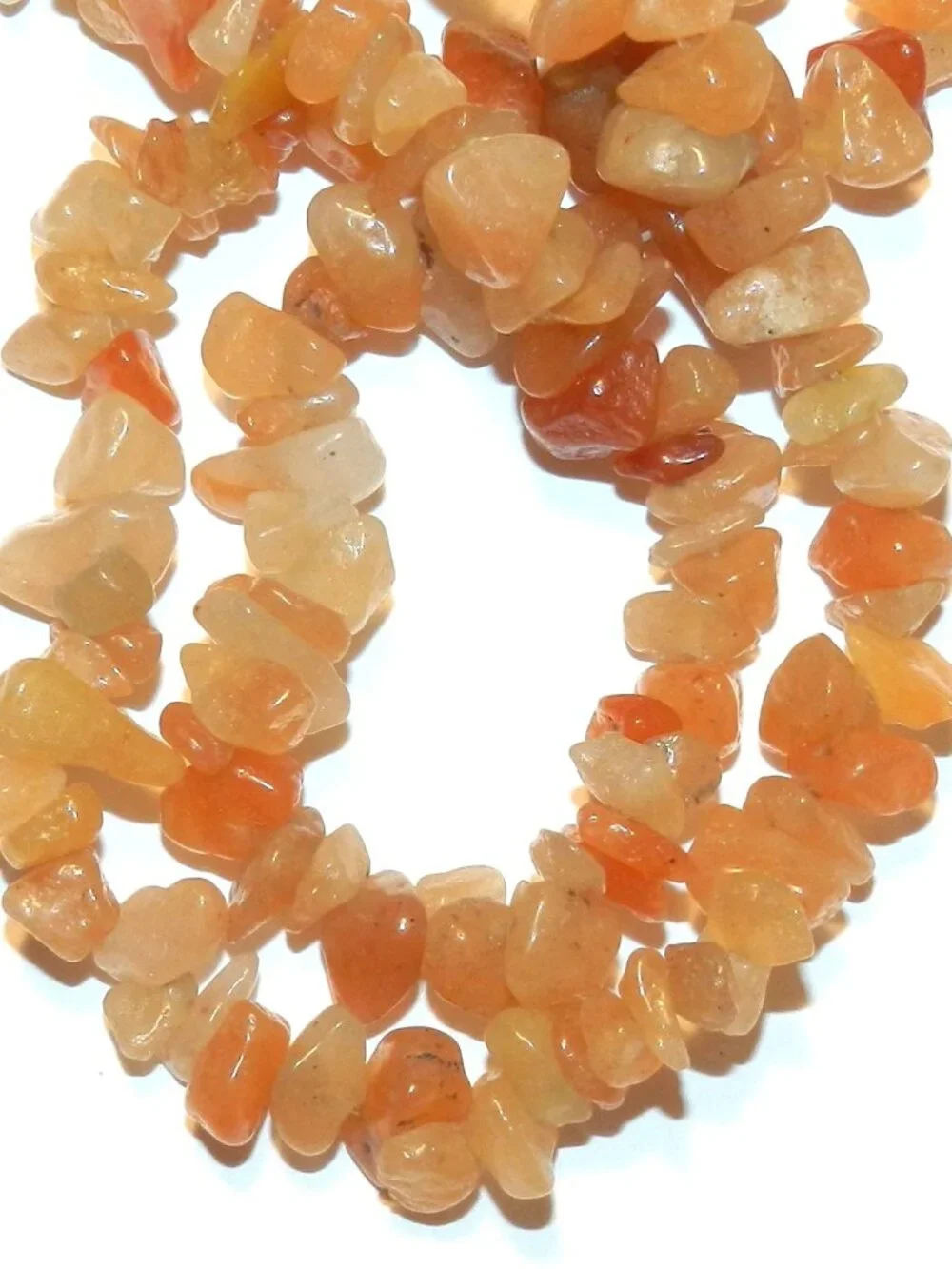 NG1250 Red Aventurine Small 4mm - 10mm Nugget Chip Natural Gemstone Beads 34
